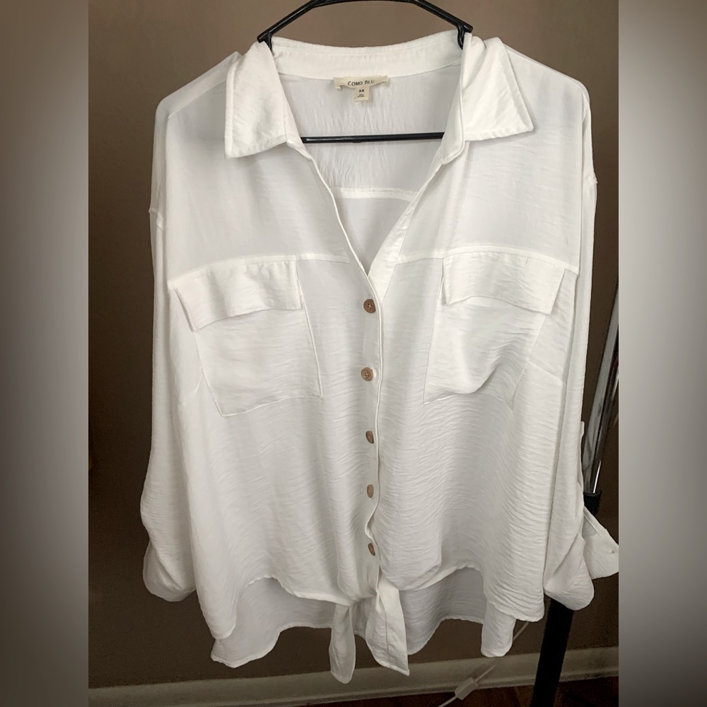 Boho/Beachy Button-up Blouse